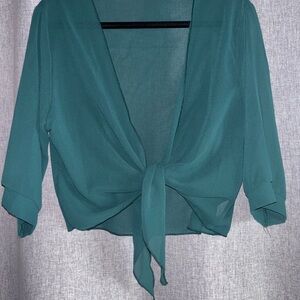 Elegant Teal Women's Top